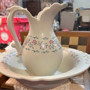 Vintage  Pitcher & Bowl Set